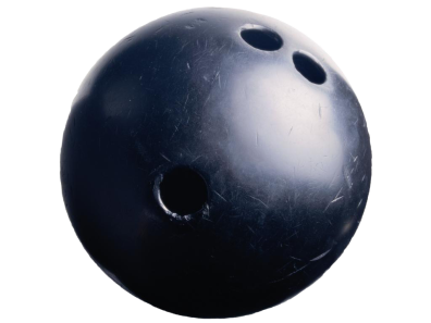 black bowling ball
